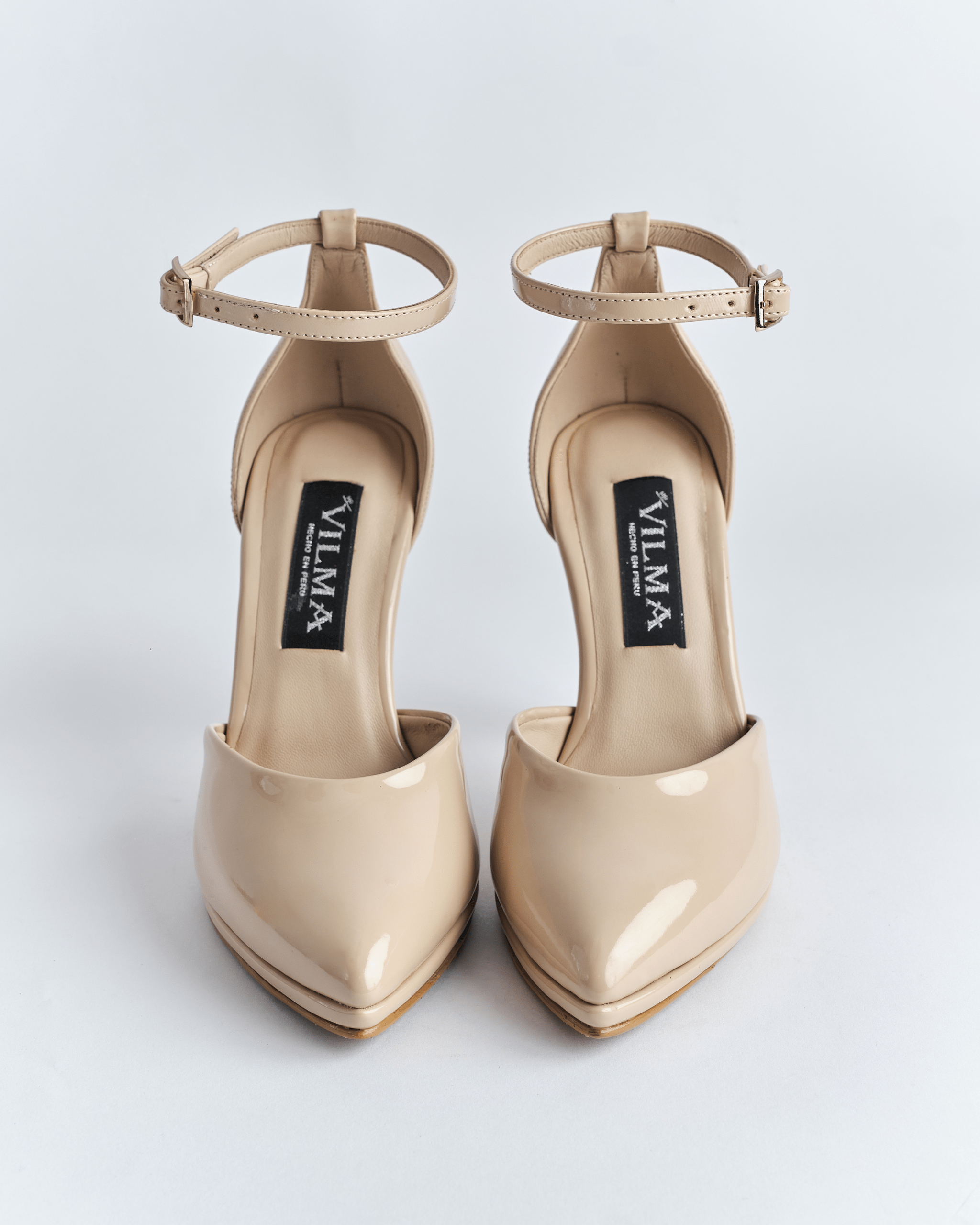 Zapato Taco Alto Charol con Pulsera - Imagen 6