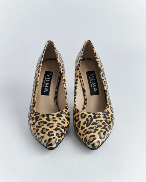 Zapato de Tacón Clásico con Animal print